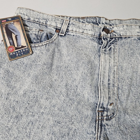 NWT Levi's 550 Relaxed FIT Vintage NOS 1981 Men's Blue Jeans 40 x 32 STONE WASH - Picture 13 of 13